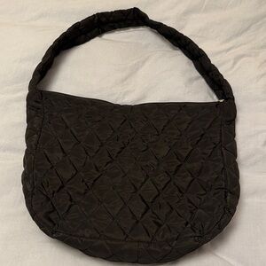 Quilted Black Shoulder Bag